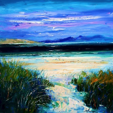 Soft Eveninglight Luskentyre Harris 24x24 Soft Eveninglight Luskentyre Harris 24x24